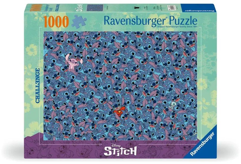 PUZZLE PROVOCARE DISNEY STITCH 1000 PIESE - RAVENSBURGER (RVSPA01265)