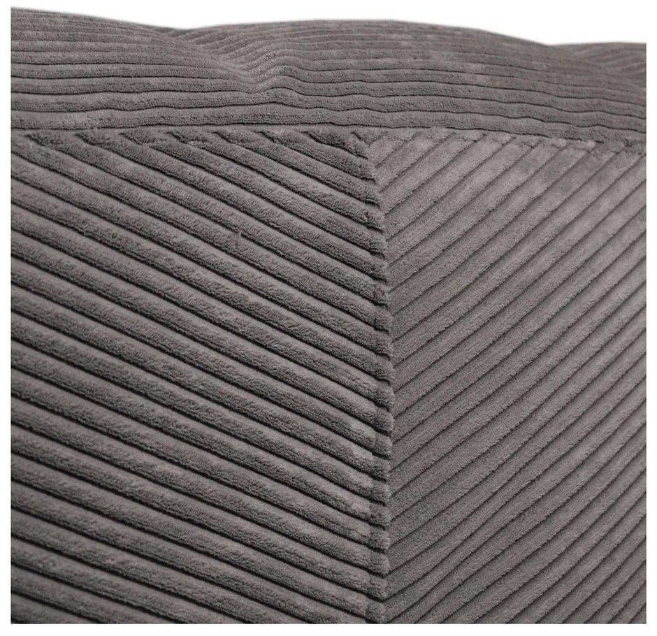 Fotoliu bean bag cărămiziu cu tapițerie din catifea reiată Sofa Tube – SLOWDOWN