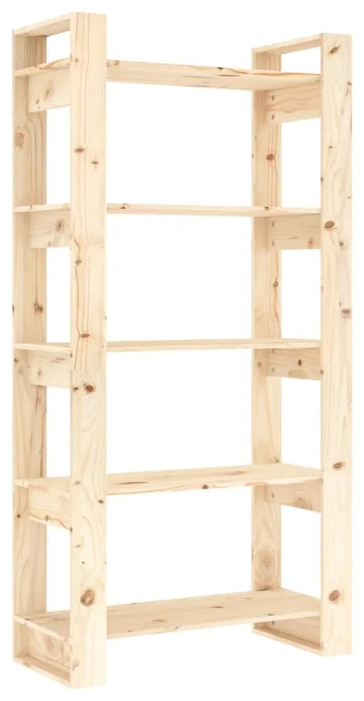813909 vidaXL Bibliotecă/Separator cameră, 80x35x160 cm, lemn masiv de pin