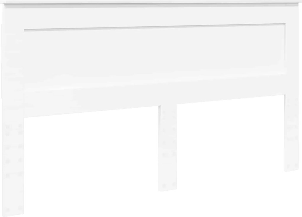 vidaXL Tăblie cap cu headboard Alb 200 cm Lemn compozit