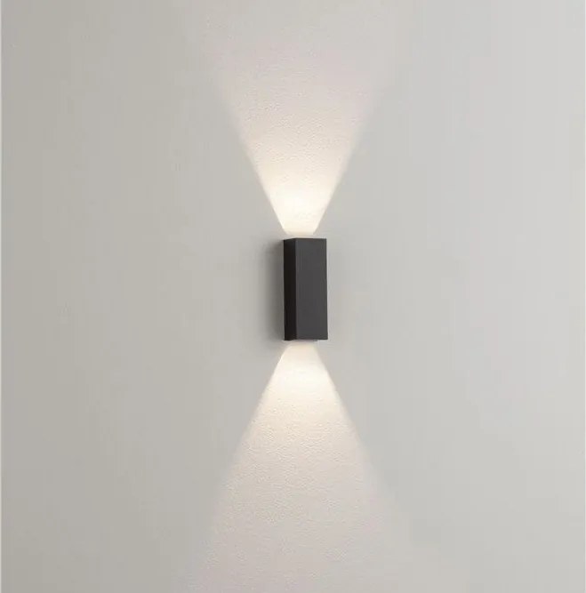 Aplica lumina ambientala pentru fatade IP65 SAM negru