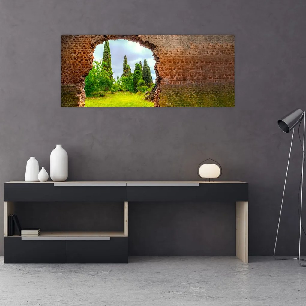 Tablou - Grădina Edenului (120x50 cm)