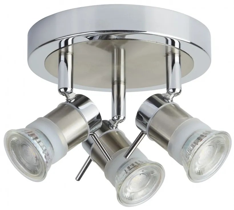 Plafoniera directionabila pentru baie IP44 IP44 Aries 3L 7443CC-LED SRT