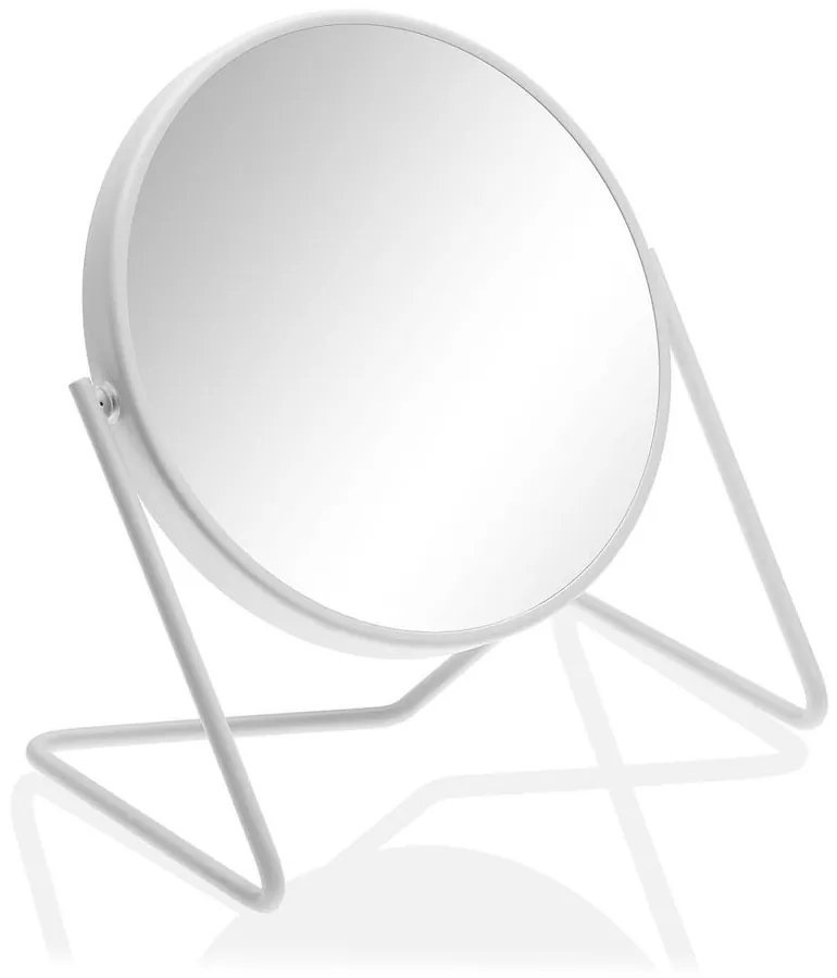 Oglindă cu efect de mărire x7 alb (7,5 x 18 x 16,5 cm)