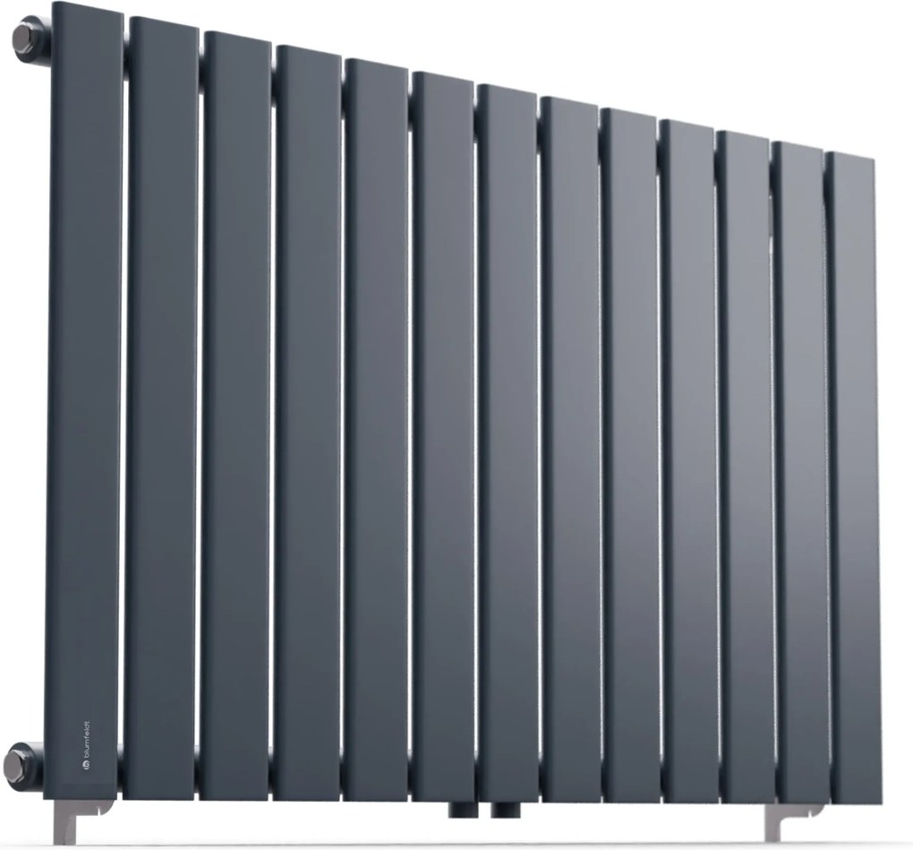 Blumfeldt Ontario, radiator, 100 x 60, conexiune laterală și centrală de 1/2 inch, montare pe perete, 681 W