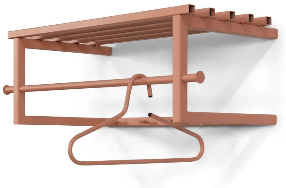 Cuier de perete somon cu raft din metal 76 cm Marco – Spinder Design