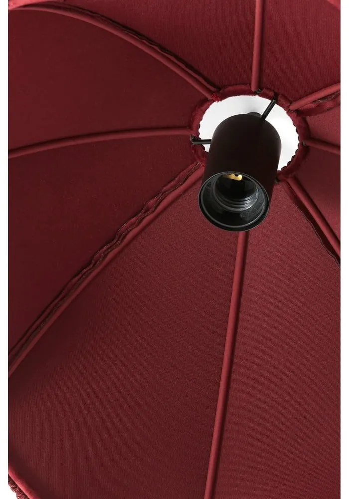 Lustră burgundy cu abajur textil ø 40 cm Malacia – Light &amp; Living
