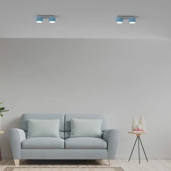 Plafonieră DIXIE 2xGX53/11W/230V albastră