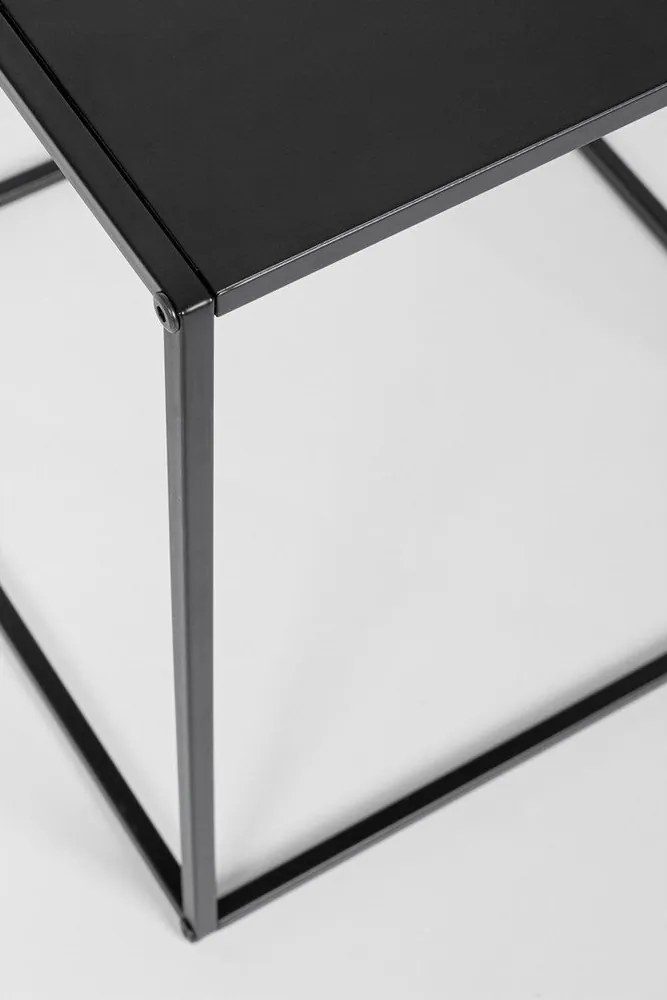 Măsuțe de cafea negre 2 buc. din metal 38x38 cm Alrik – Yes Everyday