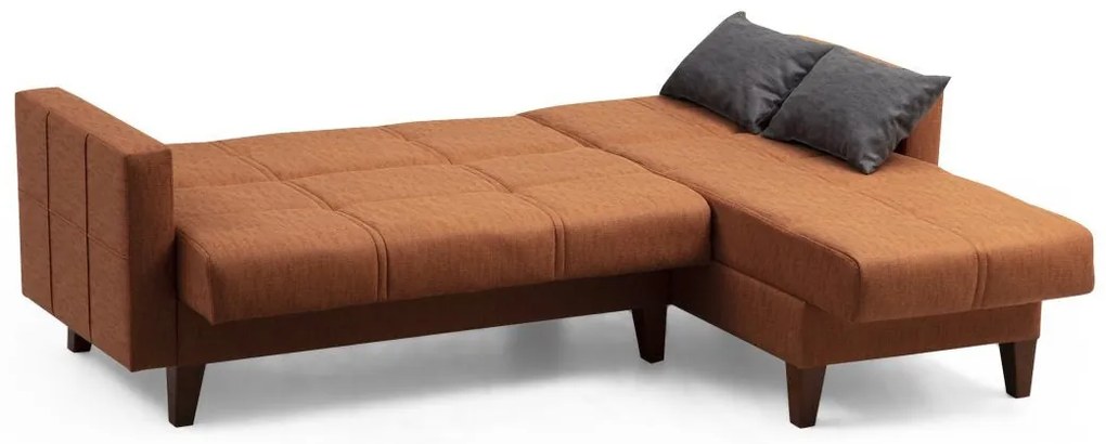 Canapea extensibilă de colț Polya - Tile Red
