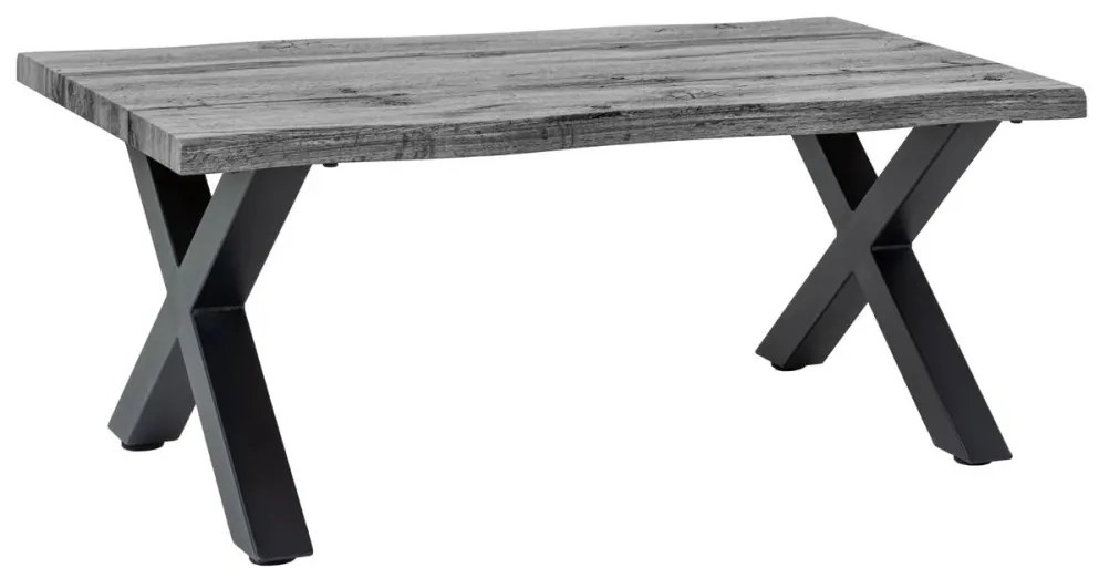 Masuta design industrial WILD 90cm, gri