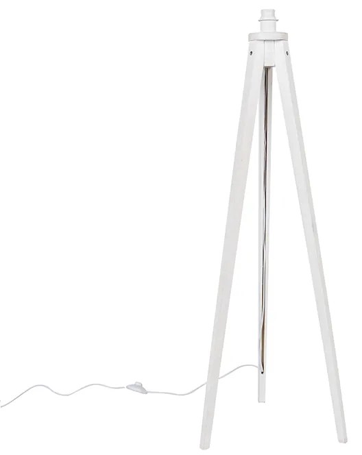 Lampă de podea rustică cu trepied alb - Tripod Classic