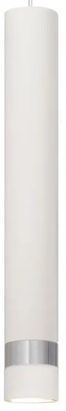 Lustr LED TUBA 3xGU10/4,8W/230V alb/luciu crom