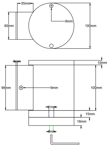 Aplică LED de exterior MAGNUS 1xGX53/9W/230V IP54 Elstead
