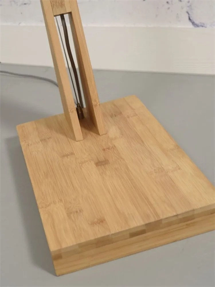 Lampadar eco din bambus Cango L natur, 60x25cm