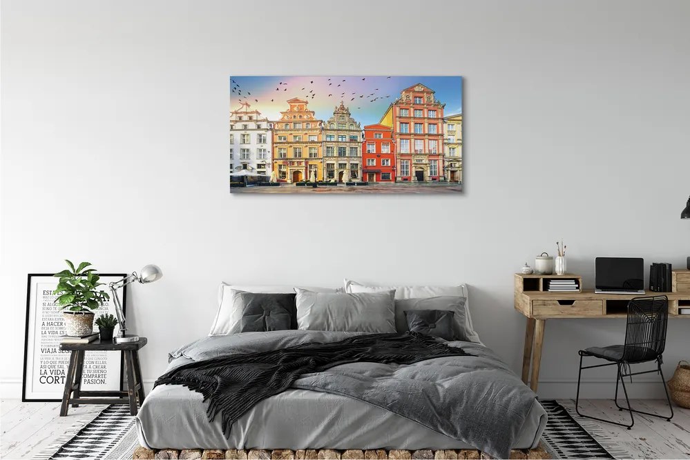 Tablouri canvas Gdańsk clădiri vechi oraș