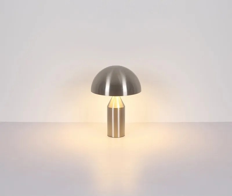 Veioza/Lampa de masa moderna ATOMA nickel