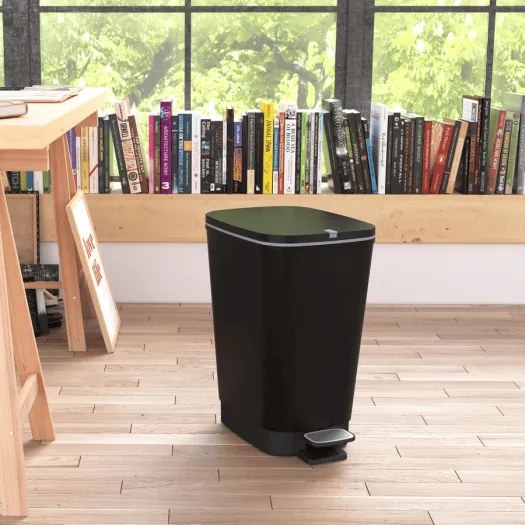 Coș de gunoi KIS Chic Bin M, 35 l, negru