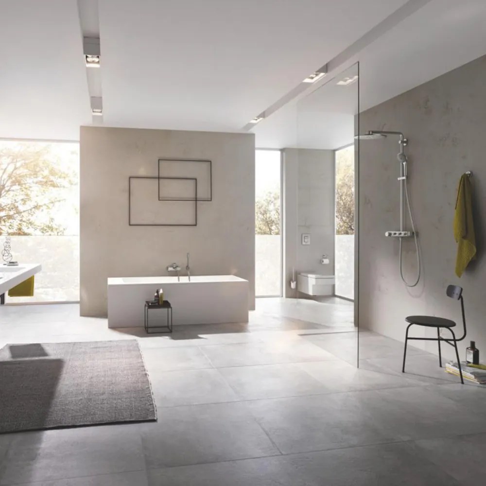 Coloana de dus cu termostat Grohe Euphoria SmartControl 310 Duo crom periat Supersteel