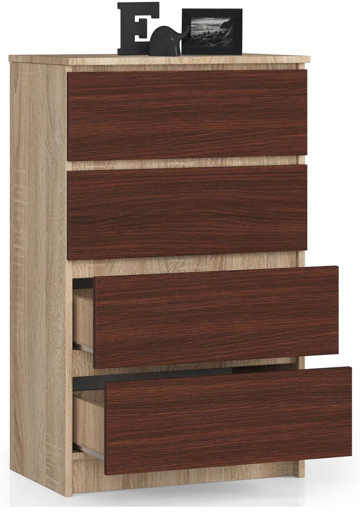 Comodă Kadir TYP2 (stejar sonoma + wenge). 1069023