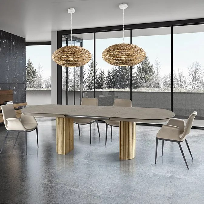 Masa dining extensibila design lux Irati