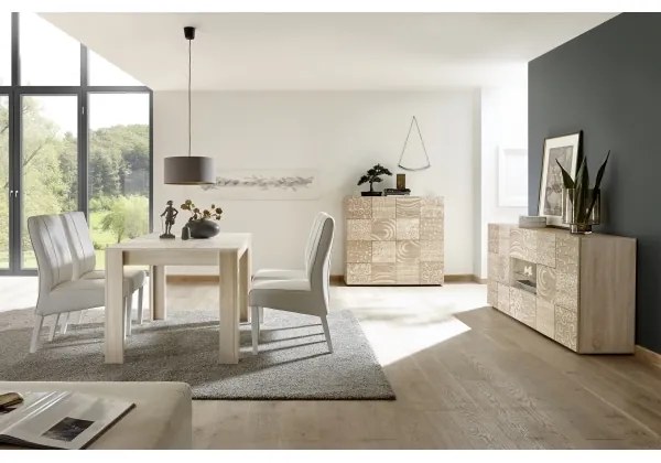 Comodă ARIA, finisaj stejar Sonoma