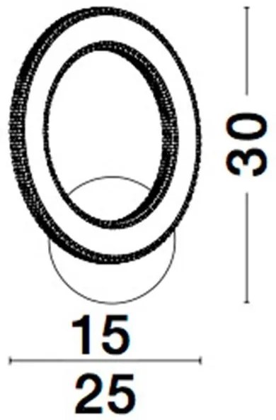 Aplica de perete LED design elegant CILION