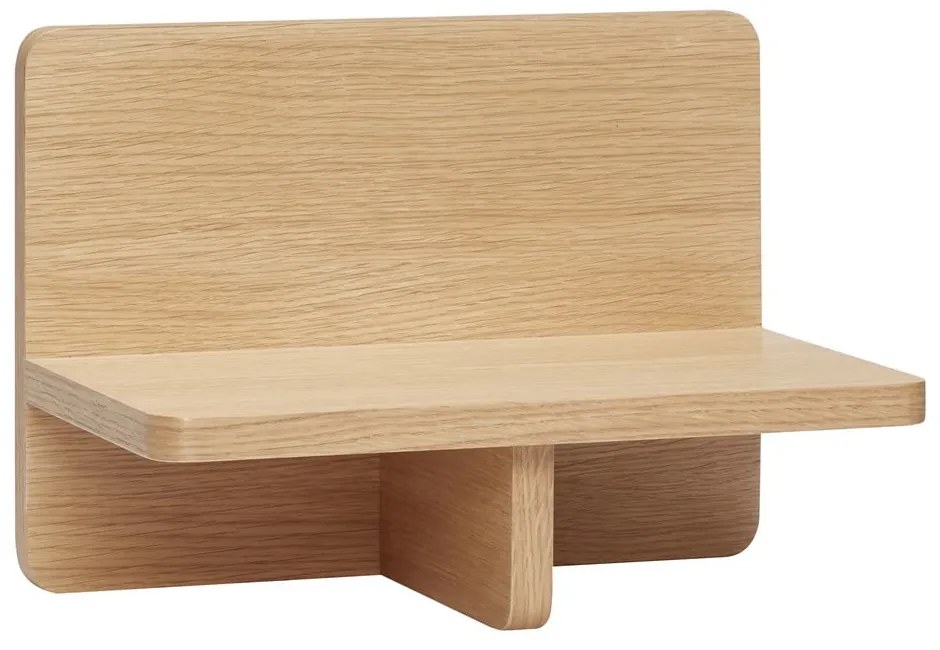 Raft în culoare naturală cu aspect de lemn de stejar 35 cm Less – Hübsch