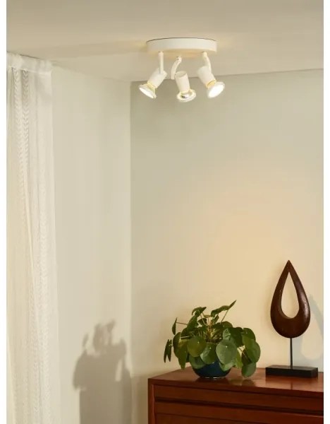Lucide 11903/15/31 - Lampa spot LED JASTER-LED 3xGU10/5W/230V alba