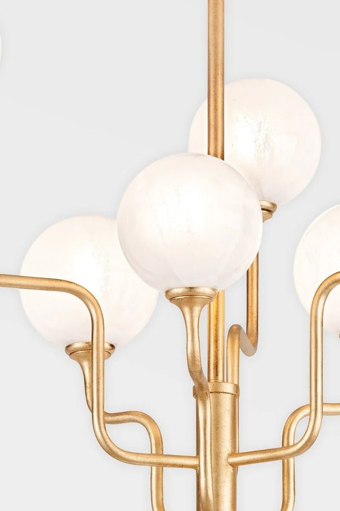 Candelabru design modern ONYX cu 6 surse de lumina