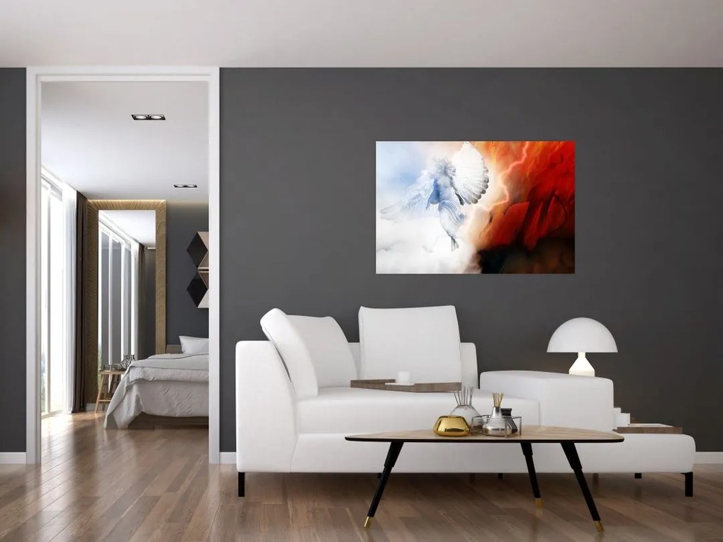 Tablou - Binele și răul (90x60 cm)