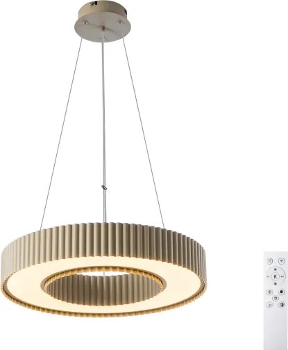 BRILAGI - Lustră LED LUMIX, cu dimmer, LED/48W/230V 3000-6000K, bej Ø 50 cm + telecomandă