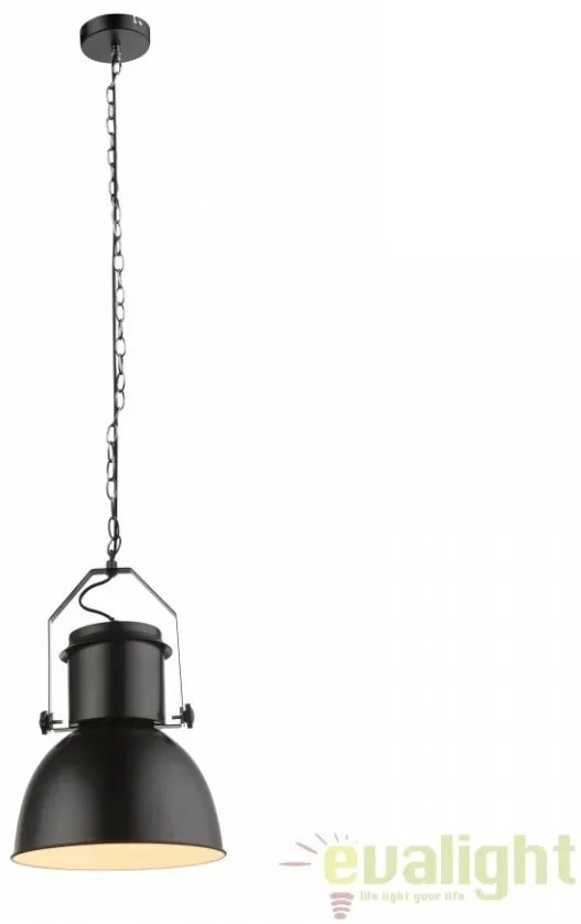 Pendul design Industrial Style Kutum negru 15283 GL