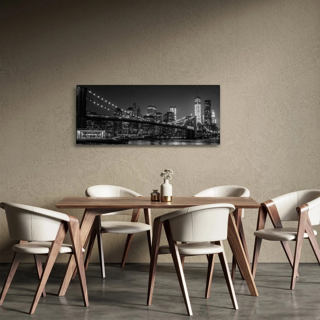 Tablou cu podul Brooklin în New York (120x50 cm)