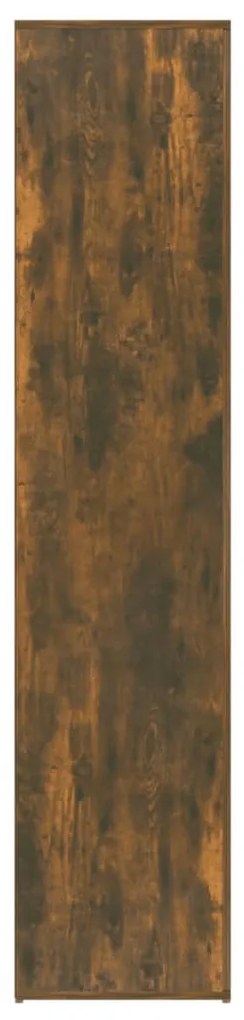 Pantofar, stejar fumuriu, 80x39x178 cm, lemn prelucrat Stejar afumat, 1