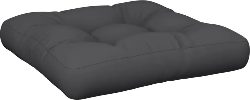 vidaXL Pernă de paleți, negru, 58x58x10 cm, material textil