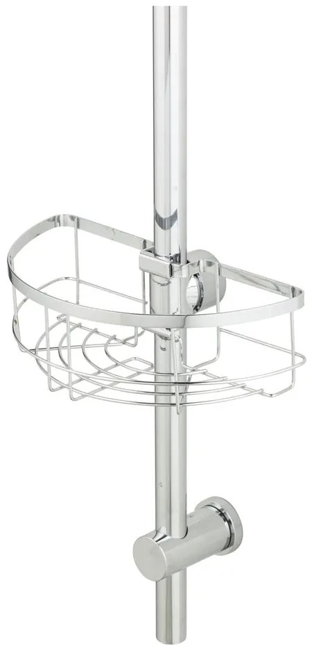 Raft pentru baie argintiu autoadeziv din oțel inoxidabil Floresta – Wenko