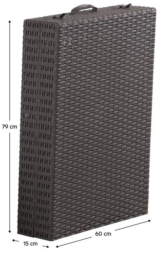 Șezlong de grădină Zanjar (maro) . 1116564