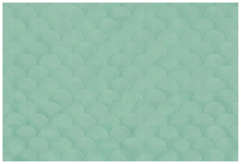 Tapet arc verde modern