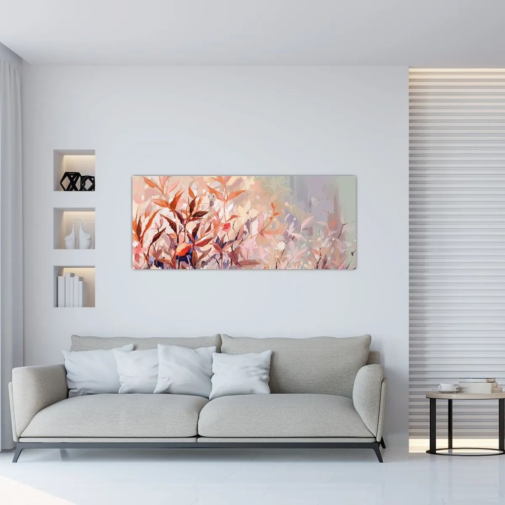 Tablou - Pictura pastel toamnă (120x50 cm)