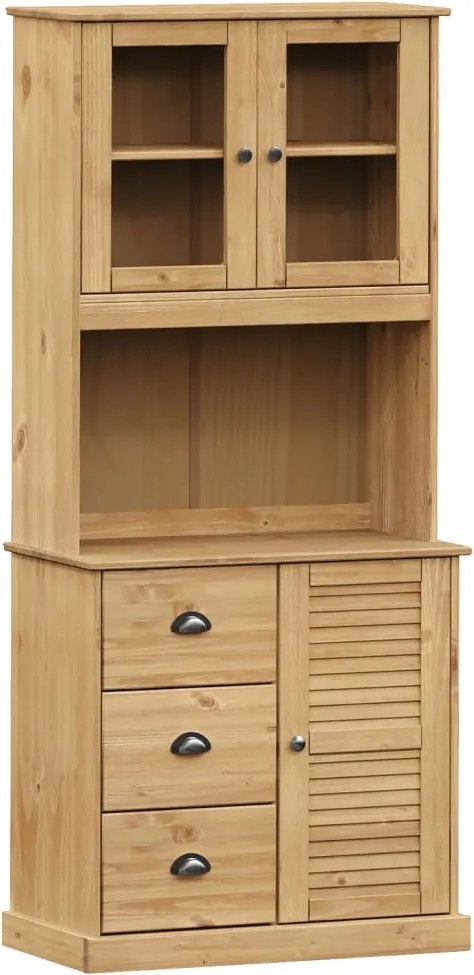 vidaXL Dulap înalt VIGO, 78x40x175 cm, lemn masiv de pin