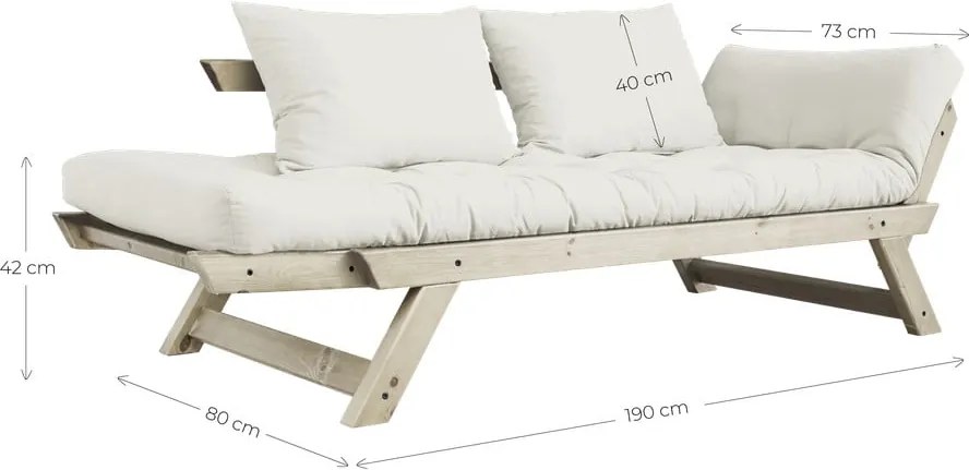 Canapea variabilă KARUP Design Bebop Natural, verde