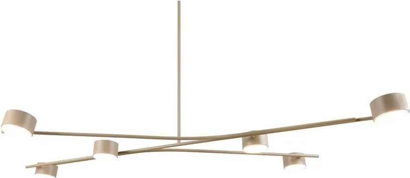 Lustră bej din metal Coda – Trio Select