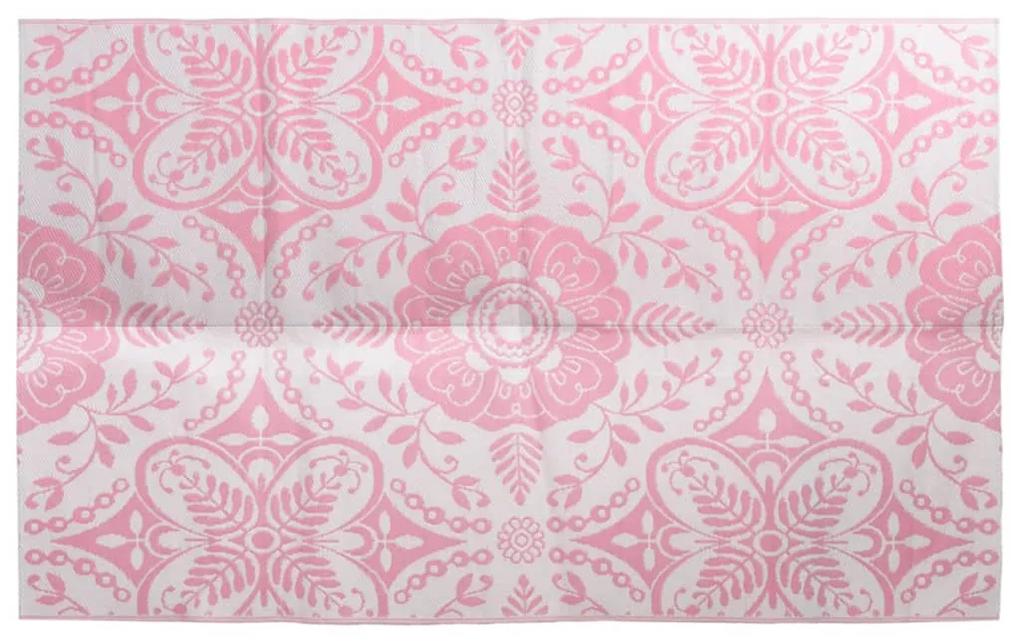 Covor de exterior, roz, 160x230 cm, PP Roz, 160 x 230 cm