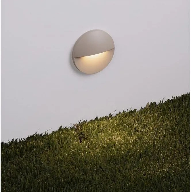 Spot aplicat perete exterior LED 3000K IP65 Toc sand