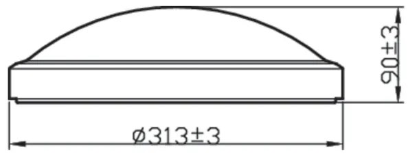 Plafonieră LED pentru baie Philips BALANCE LED/17W/230V IP44