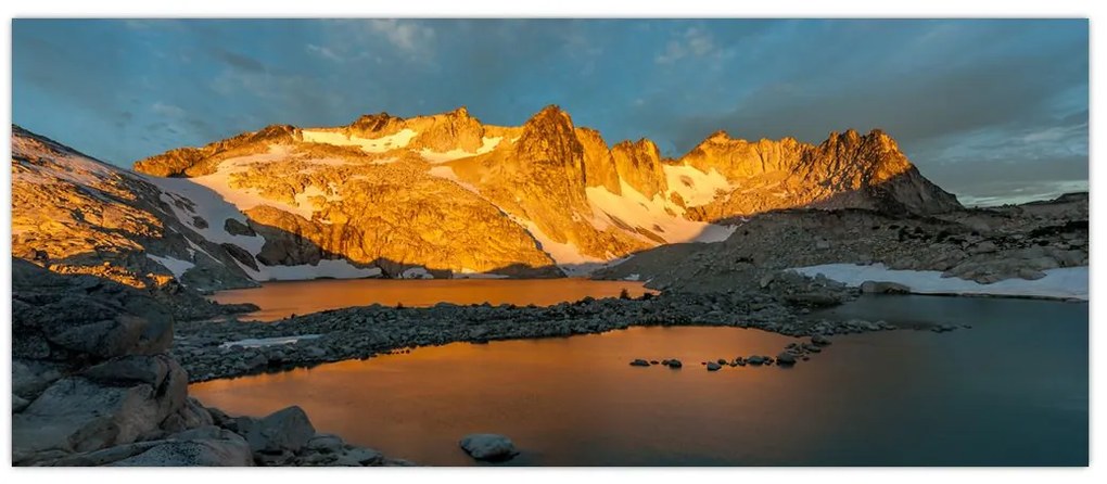 Tablou cu peisaj montan (120x50 cm)