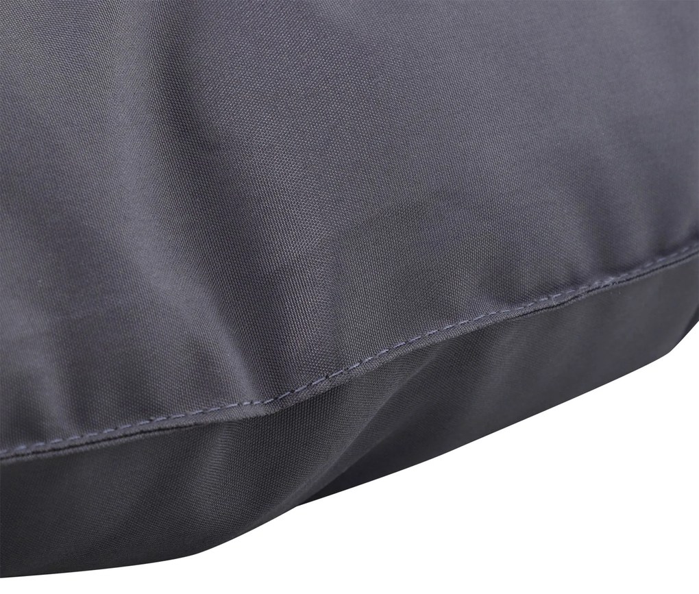 Outsunny Pernă pentru Scaun și Spătar pentru Bancă de Grădină leagăn canapea 2 Locuri Mare Confort 132 x 110 x 10 cm Gri | Aosom Romania