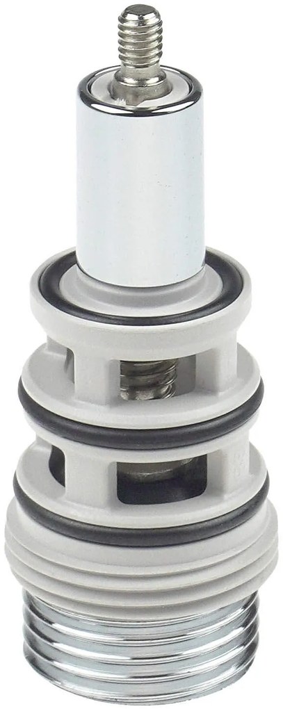 Comutator cu 2 functii, crom, pentru baterii de cada, Deante