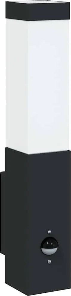 vidaXL Lumină de perete pentru exterior Negru 10.5 x 6 x 33 cm